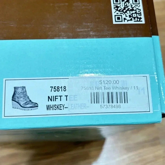 NIFT TEE by Diba True Leather Platforms New - Picture 10 of 10